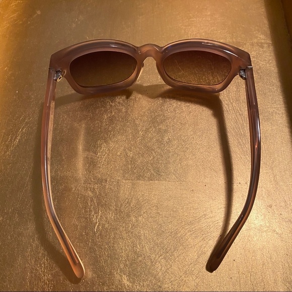 Linda Farrow dusty rise mink pink sunglasses main image 7
